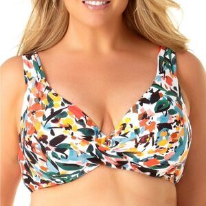 Anne Cole Plus Size Underwire Bikini Top 24W- NEW